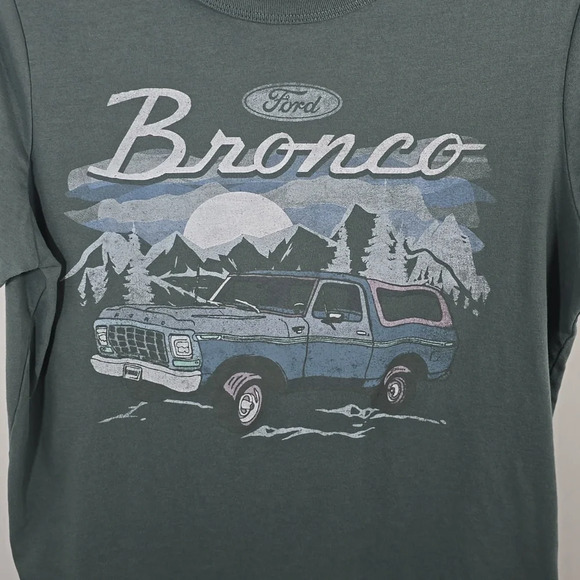 {Ford} Official Licensed Ford Bronco Print T-Shirt- Size Large - Picture 4 of 8